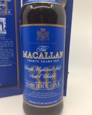 Macallan 30 Sherry Oak (Blue Wood) (2)